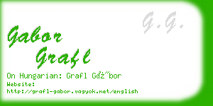 gabor grafl business card
